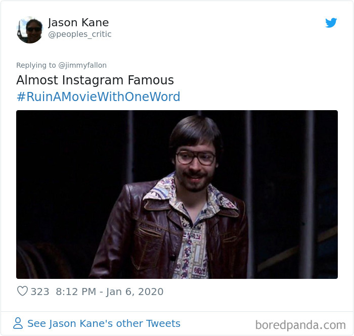Jimmy Fallon Asks People To Ruin Movies With One Word And Here Are 55 Hilarious Responses Jimmy Fallon Asks People To Ruin Movies With One Word And Here Are 55 Hilarious Responses