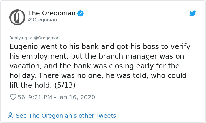 US Bank’s Mistake Leaves Guy Broke On Christmas So This Kind Employee Helps Him Out, Gets Fired For It US Bank’s Mistake Leaves Guy Broke On Christmas So This Kind Employee Helps Him Out, Gets Fired For It