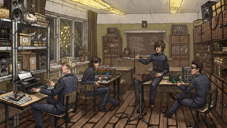 &#8220;White Noise&#8221; An Animated Project About Music