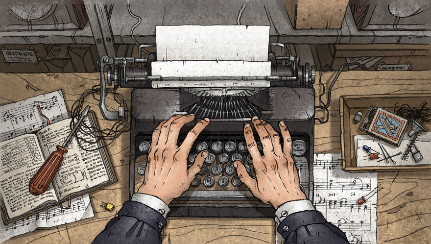 &#8220;White Noise&#8221; An Animated Project About Music