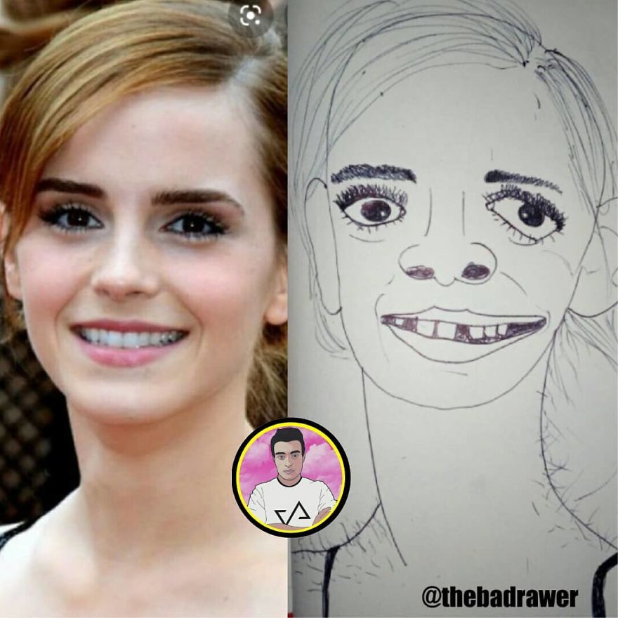 38 Funny Drawings Of Celebrities By Legendary TheBadDrawer 38 Funny Drawings Of Celebrities By Legendary TheBadDrawer