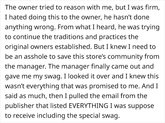 Jerk Manager Ruins People’s Beloved Game Store, Ends Up Being Exposed And Fired Jerk Manager Ruins People’s Beloved Game Store, Ends Up Being Exposed And Fired