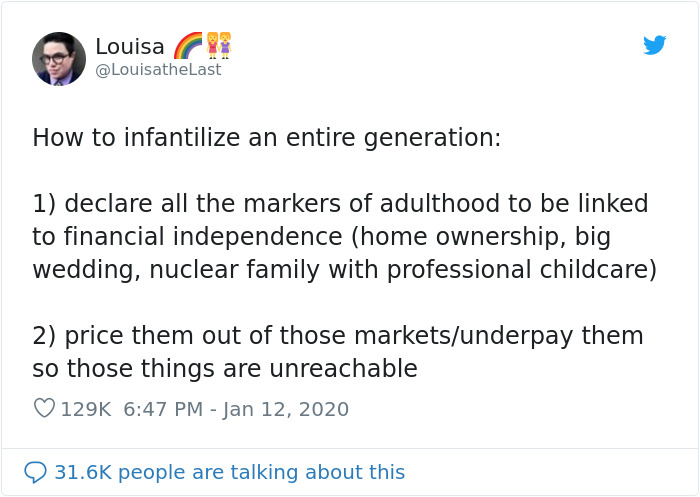 Woman Explains How Millennials Are Systematically Infantilized By Previous Generations And It’s Spot On Woman Explains How Millennials Are Systematically Infantilized By Previous Generations And It’s Spot On