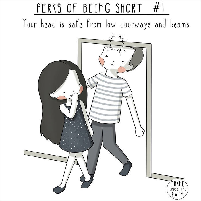 5-Foot-Tall Artist Illustrates What Being Short Is Like In 15 Wholesome Pics 5-Foot-Tall Artist Illustrates What Being Short Is Like In 15 Wholesome Pics
