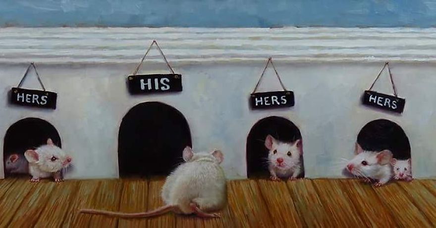 Artist Places Mice In Human Situations In Her 60 Illustrations Artist Places Mice In Human Situations In Her 60 Illustrations