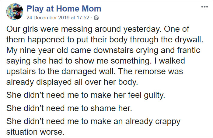 Parents Are Loving This Mom’s Concept On Punishing Her Daughter For Putting A Hole In The Wall Parents Are Loving This Mom’s Concept On Punishing Her Daughter For Putting A Hole In The Wall