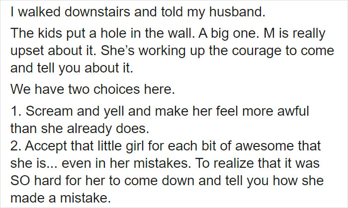 Parents Are Loving This Mom’s Concept On Punishing Her Daughter For Putting A Hole In The Wall Parents Are Loving This Mom’s Concept On Punishing Her Daughter For Putting A Hole In The Wall