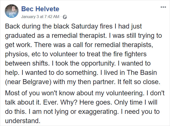 Volunteer Paints A Picture Of How Terrifying The Bushfires Actually Are Volunteer Paints A Picture Of How Terrifying The Bushfires Actually Are