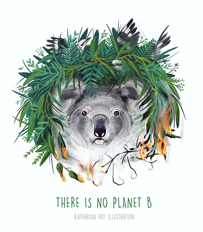 32 Artists From All Over The World Pay Respect To The Australian Bushfires With Beautiful Art 32 Artists From All Over The World Pay Respect To The Australian Bushfires With Beautiful Art