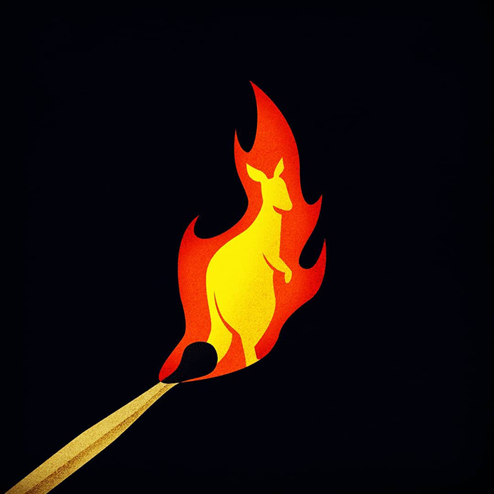 32 Artists From All Over The World Pay Respect To The Australian Bushfires With Beautiful Art 32 Artists From All Over The World Pay Respect To The Australian Bushfires With Beautiful Art