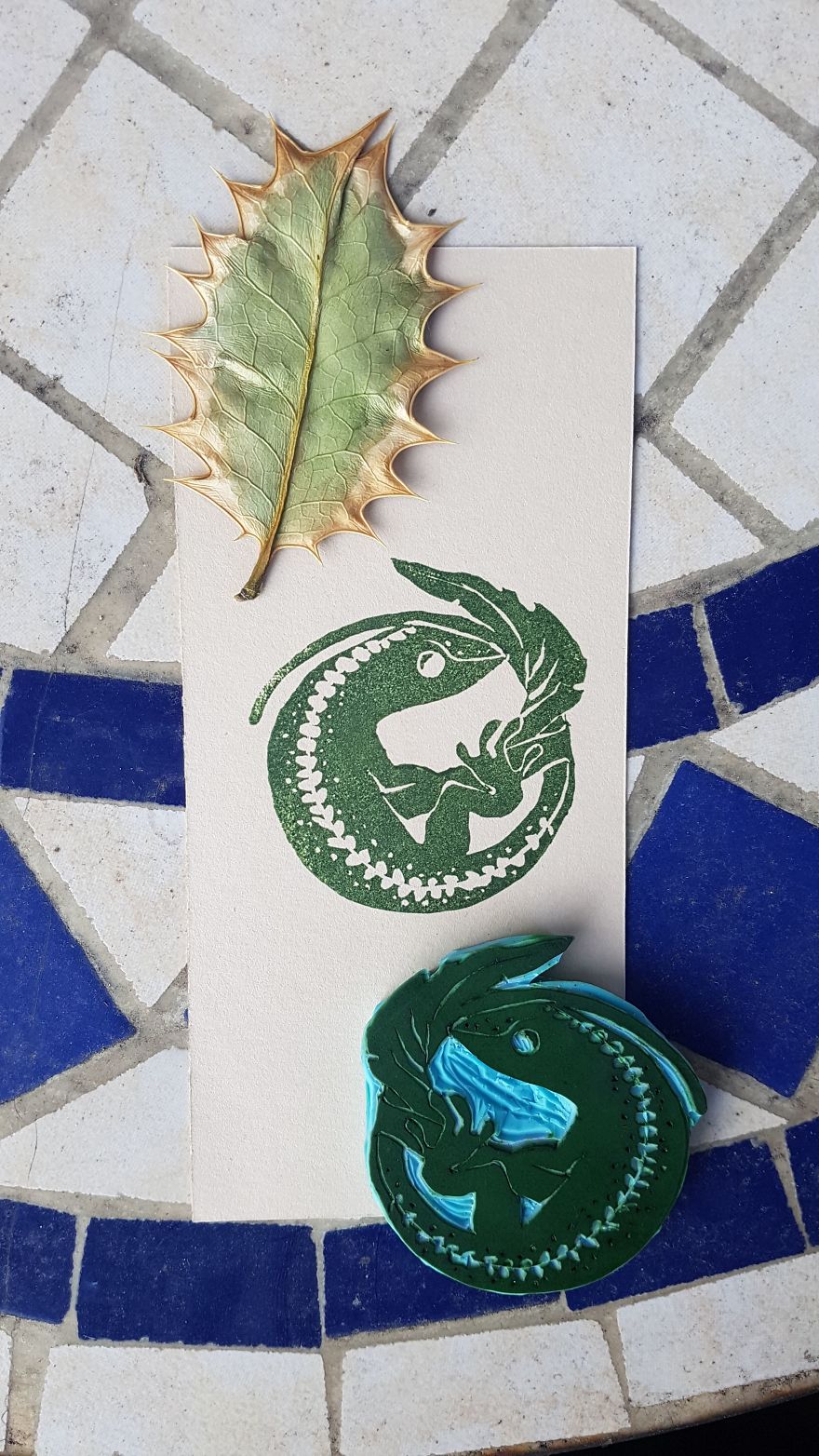 I Made Art With A £5 Rubber Stamp DIY Kit I Made Art With A £5 Rubber Stamp DIY Kit