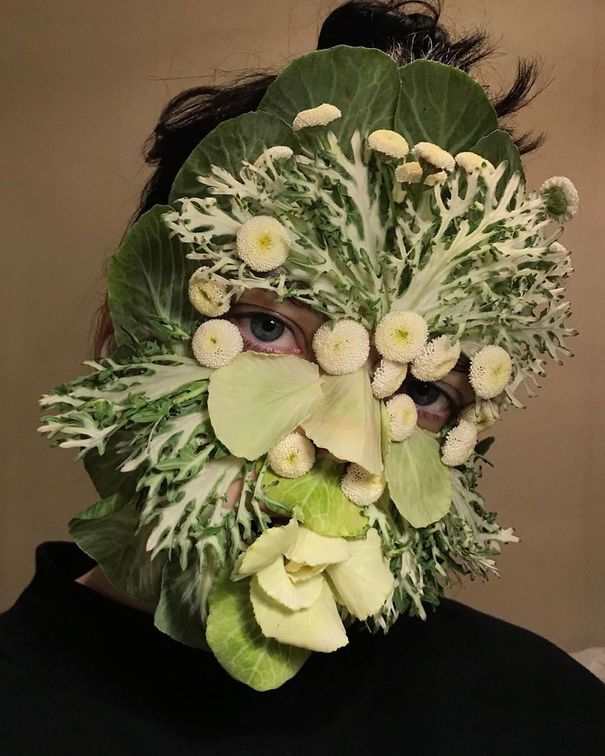 This Russian Artist Dresses Herself And Her Models In Surreal And Weird Costumes Made Out Of Vegetables, Fruits And Plants (74 Pics) This Russian Artist Dresses Herself And Her Models In Surreal And Weird Costumes Made Out Of Vegetables, Fruits And Plants (74 Pics)