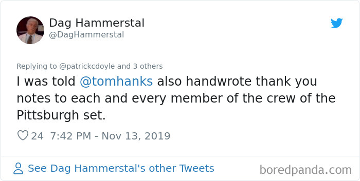 27 Tweets From People That Met Tom Hanks And Were Not Disappointed 27 Tweets From People That Met Tom Hanks And Were Not Disappointed