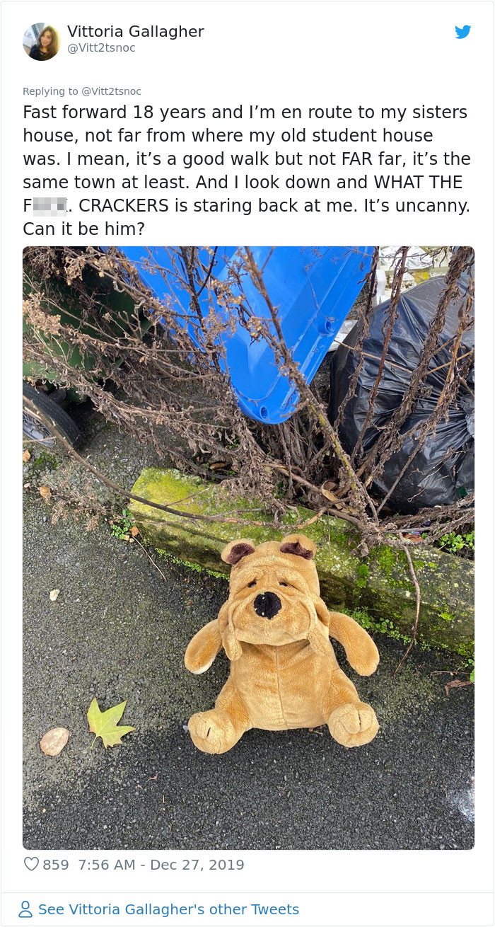 Woman Takes Home Filthy Toy She Found On The Street Thinking It&#8217;s Hers From 18 Years Ago, Realizes She Made A Mistake