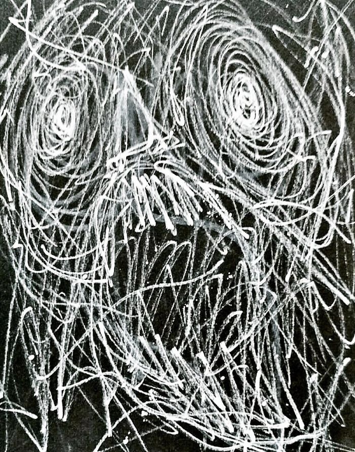 My Schizophrenic Friend Makes Really Intense Paintings Of His Inner Demons My Schizophrenic Friend Makes Really Intense Paintings Of His Inner Demons
