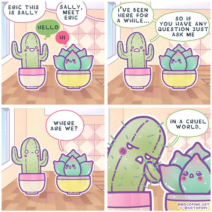 I Created Cute Comics About A Little Cacti I Created Cute Comics About A Little Cacti