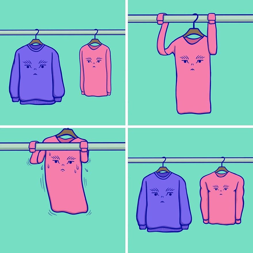 South Korean Artist Inverts The Roles Of People And The Things Around Them In His 30 Absurd Comics South Korean Artist Inverts The Roles Of People And The Things Around Them In His 30 Absurd Comics