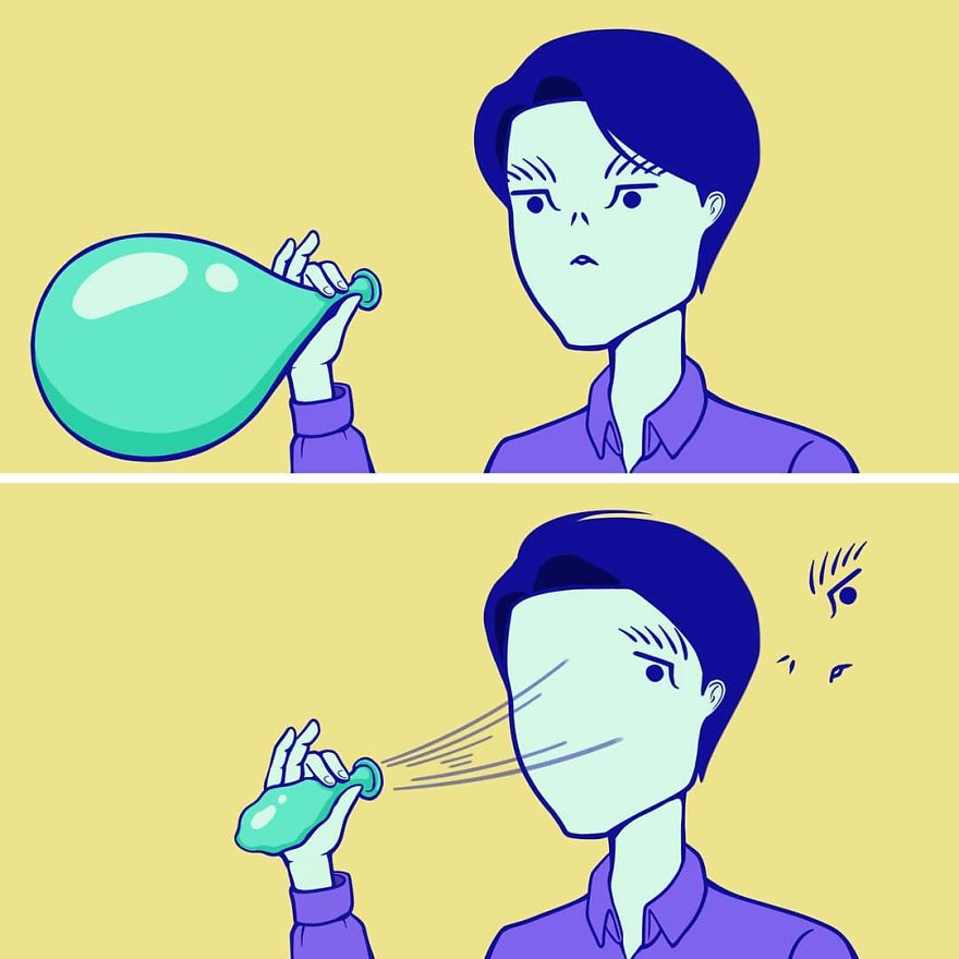 South Korean Artist Inverts The Roles Of People And The Things Around Them In His 30 Absurd Comics South Korean Artist Inverts The Roles Of People And The Things Around Them In His 30 Absurd Comics