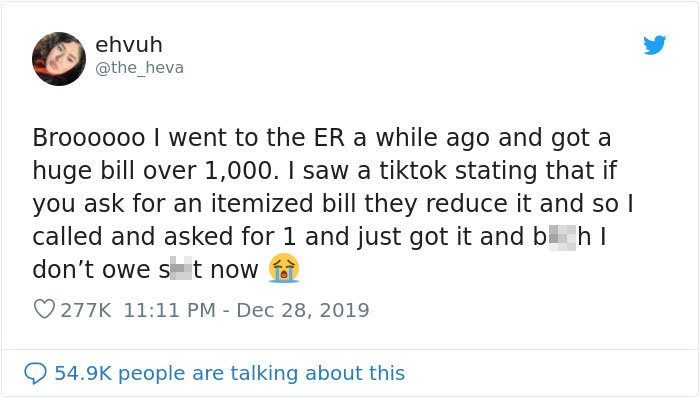 Woman Finds A Genius Way To Reduce ER Bills By Itemizing Them And People Are Saying That It Works Woman Finds A Genius Way To Reduce ER Bills By Itemizing Them And People Are Saying That It Works