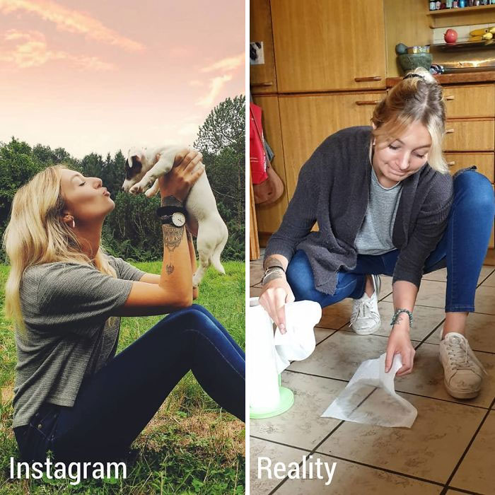 Girl Exposes The Truth Behind Those ‘Perfect’ Instagram Photos With 30 Side-By-Side Pics