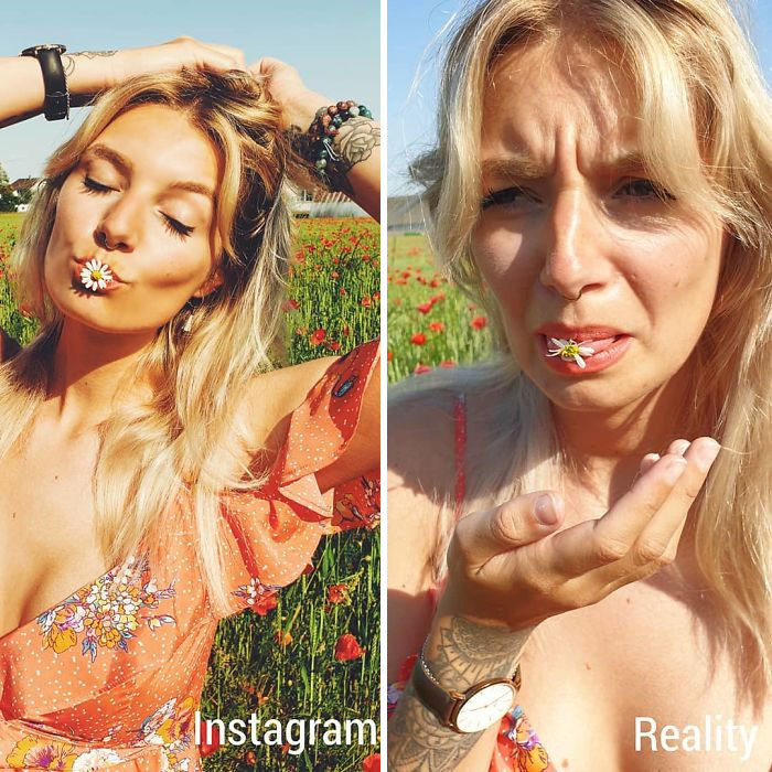 Girl Exposes The Truth Behind Those ‘Perfect’ Instagram Photos With 30 Side-By-Side Pics