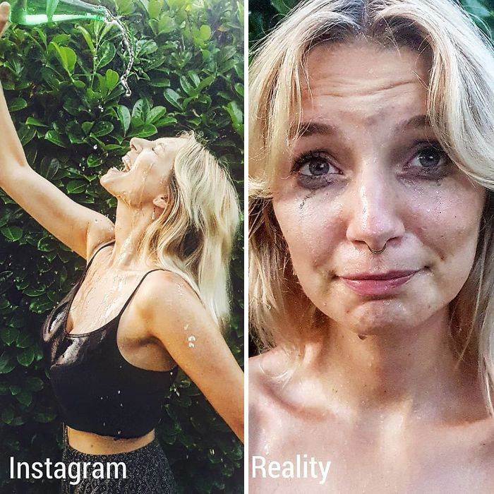 Girl Exposes The Truth Behind Those ‘Perfect’ Instagram Photos With 30 Side-By-Side Pics