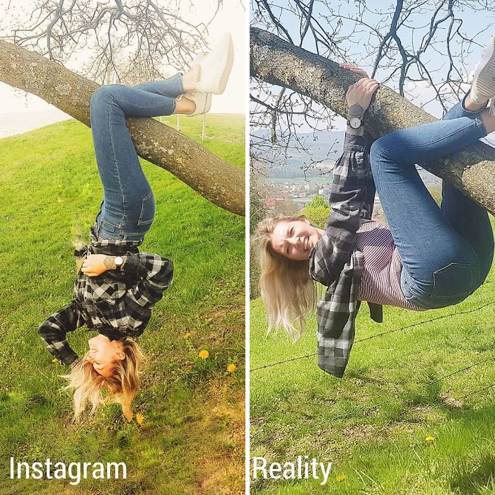 Girl Exposes The Truth Behind Those ‘Perfect’ Instagram Photos With 30 Side-By-Side Pics