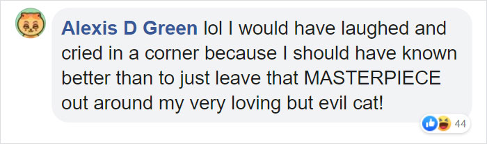 Cat Destroys A 2,432-Piece Doraemon Figure That Took Its Owner 7 Days To Make, Doesn’t Seem To Regret It Cat Destroys A 2,432-Piece Doraemon Figure That Took Its Owner 7 Days To Make, Doesn’t Seem To Regret It