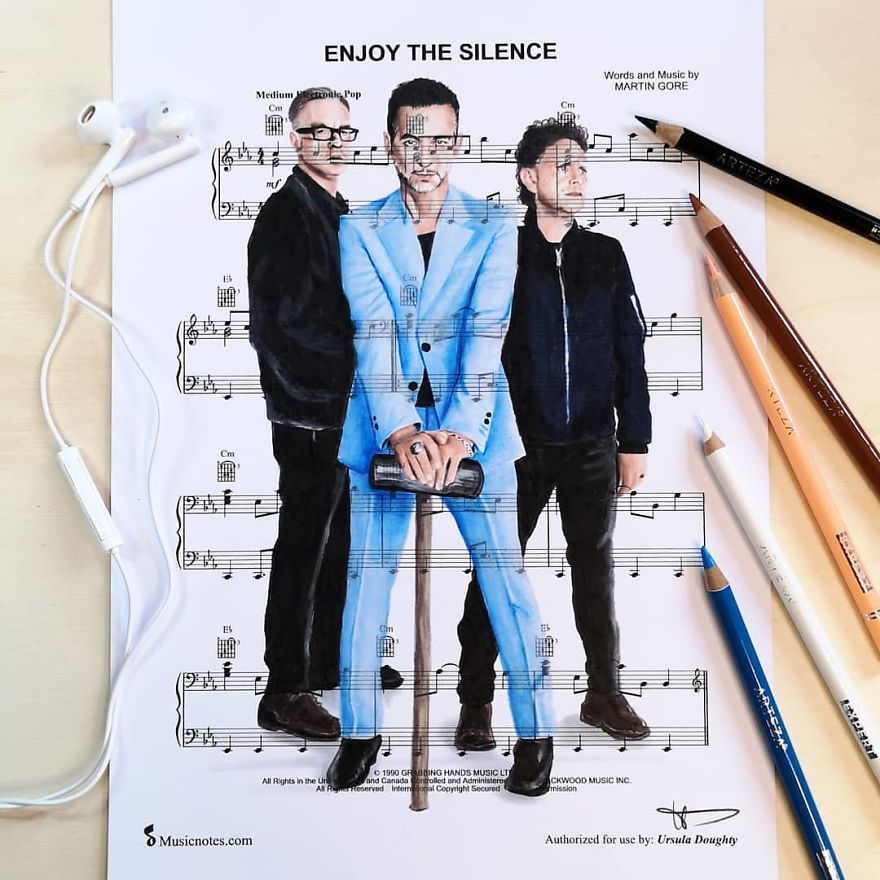99 Drawings, Made By An Australian Artist, That Might Get A Song Stuck In Your Head