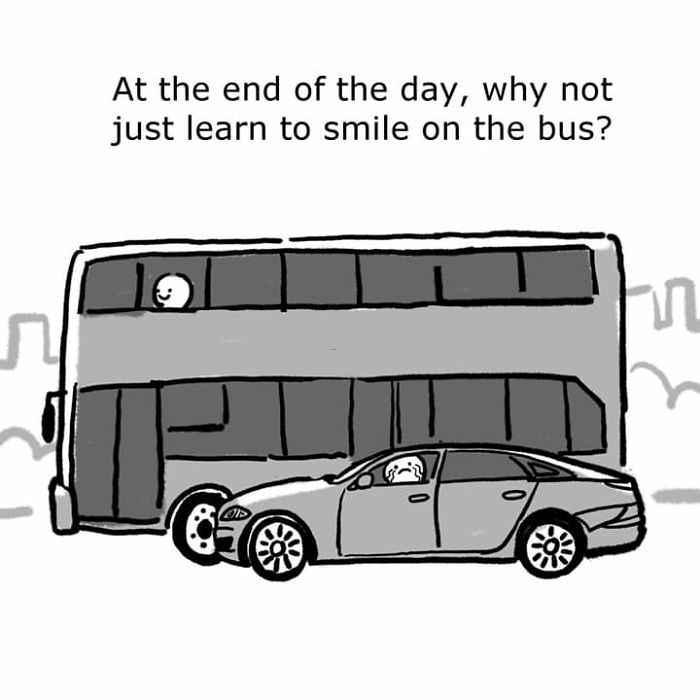 Artist Illustrates How Downsizing Can Lead To A Happier Life, And His Comic Goes Viral Artist Illustrates How Downsizing Can Lead To A Happier Life, And His Comic Goes Viral