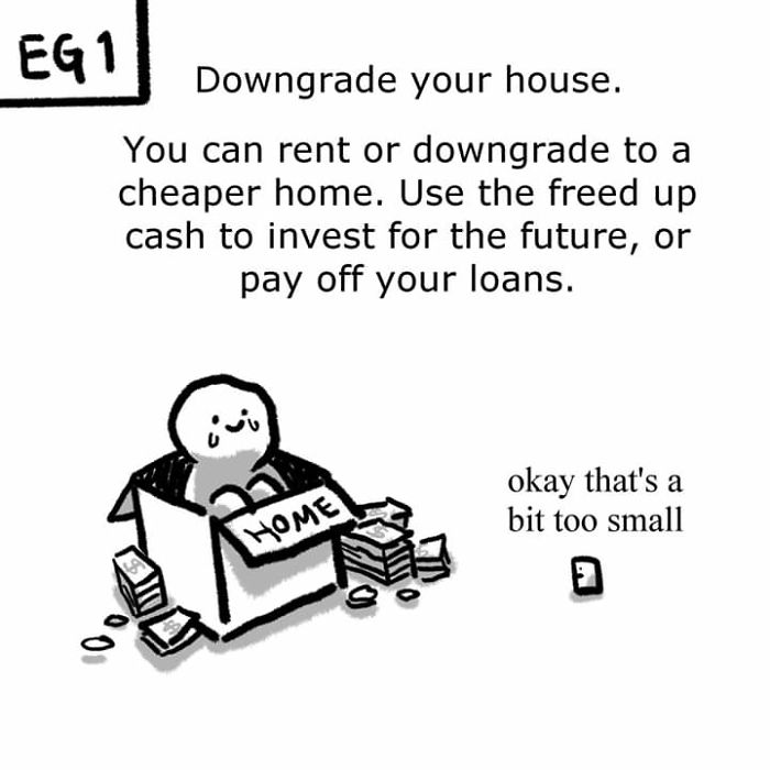 Artist Illustrates How Downsizing Can Lead To A Happier Life, And His Comic Goes Viral Artist Illustrates How Downsizing Can Lead To A Happier Life, And His Comic Goes Viral