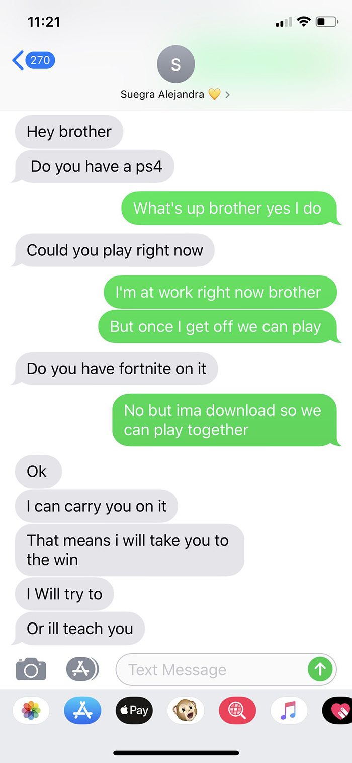 Younger Brother Texts His Sister’s Boyfriend From Her Phone And Their Adorable Exchange Is Going Viral Younger Brother Texts His Sister’s Boyfriend From Her Phone And Their Adorable Exchange Is Going Viral
