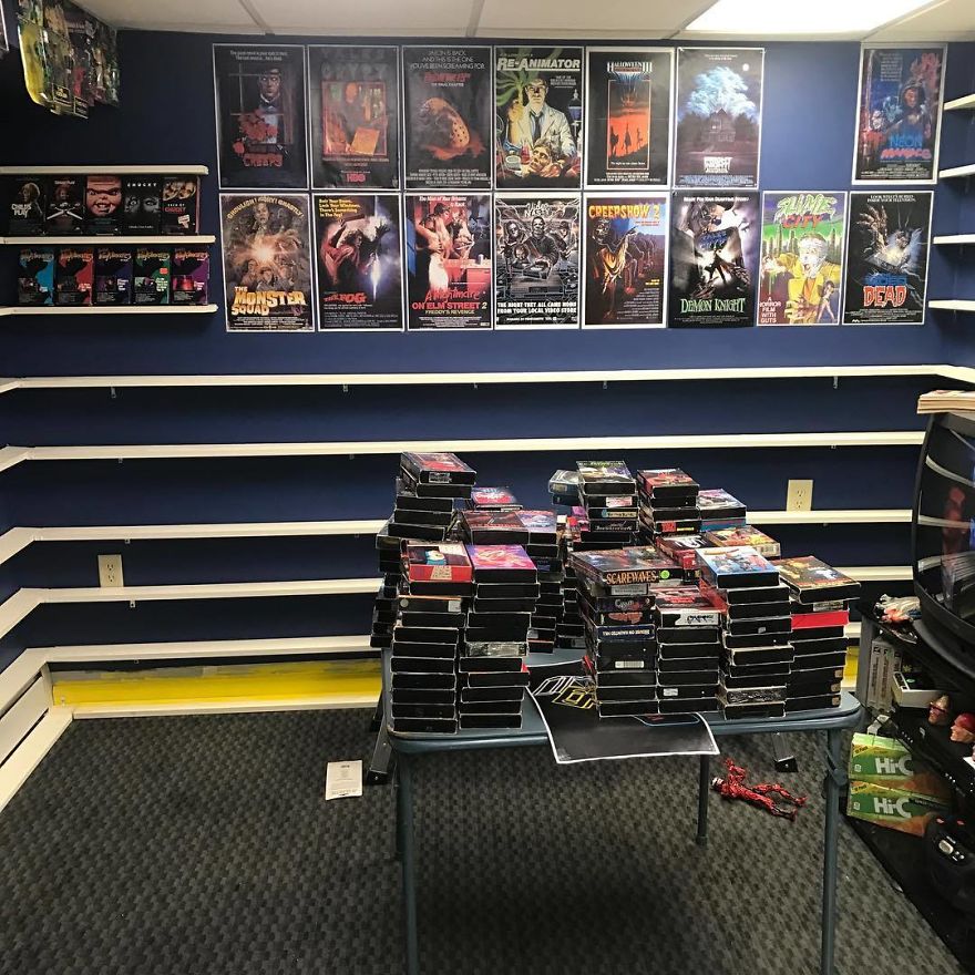 Guy Builds A VHS &lsquo;Store&rsquo; In His Basement And It Might Give You Nostalgia (16 Pics)