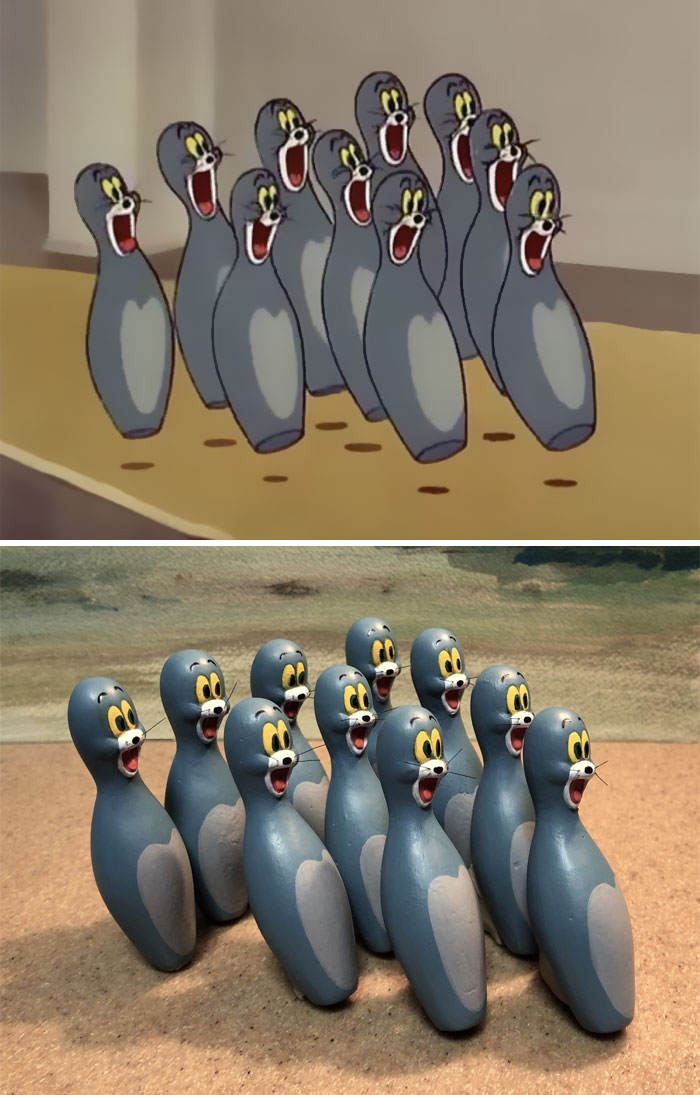 Japanese Artist Turns Tom And Jerry’s Most Unfortunate Moments Into Sculptures, And The Result Is Hilarious Japanese Artist Turns Tom And Jerry’s Most Unfortunate Moments Into Sculptures, And The Result Is Hilarious