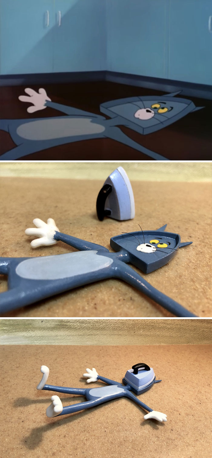 Japanese Artist Turns Tom And Jerry’s Most Unfortunate Moments Into Sculptures, And The Result Is Hilarious Japanese Artist Turns Tom And Jerry’s Most Unfortunate Moments Into Sculptures, And The Result Is Hilarious