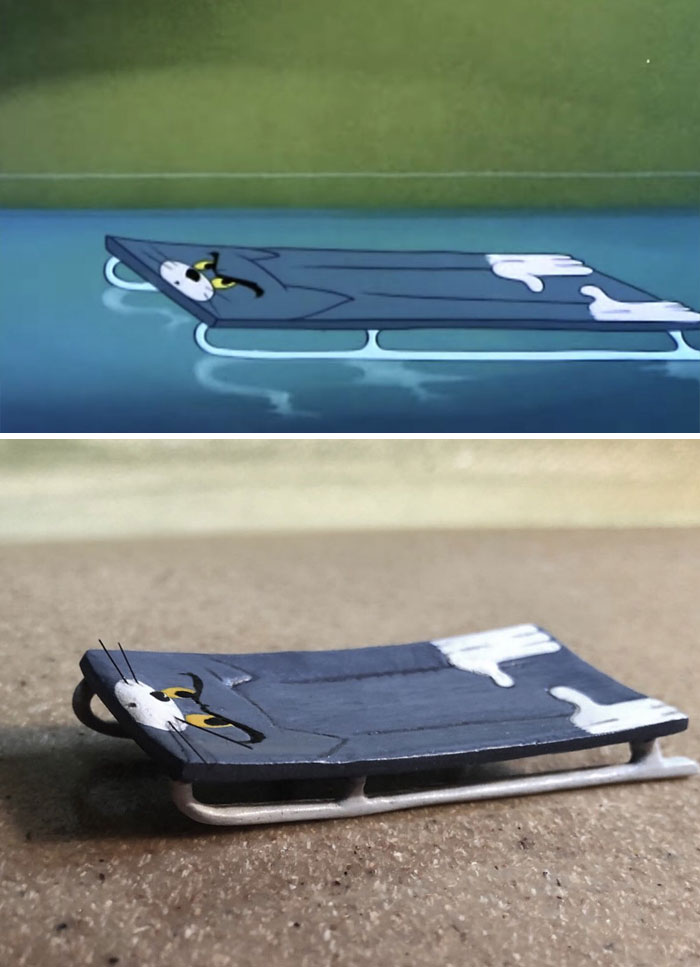 Japanese Artist Turns Tom And Jerry’s Most Unfortunate Moments Into Sculptures, And The Result Is Hilarious Japanese Artist Turns Tom And Jerry’s Most Unfortunate Moments Into Sculptures, And The Result Is Hilarious