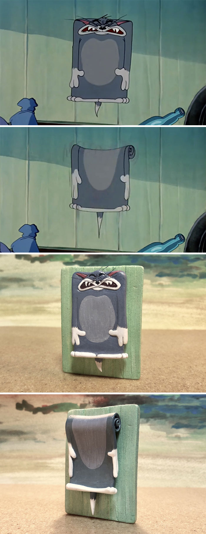 Japanese Artist Turns Tom And Jerry’s Most Unfortunate Moments Into Sculptures, And The Result Is Hilarious Japanese Artist Turns Tom And Jerry’s Most Unfortunate Moments Into Sculptures, And The Result Is Hilarious