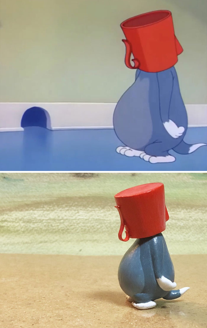 Japanese Artist Turns Tom And Jerry’s Most Unfortunate Moments Into Sculptures, And The Result Is Hilarious Japanese Artist Turns Tom And Jerry’s Most Unfortunate Moments Into Sculptures, And The Result Is Hilarious