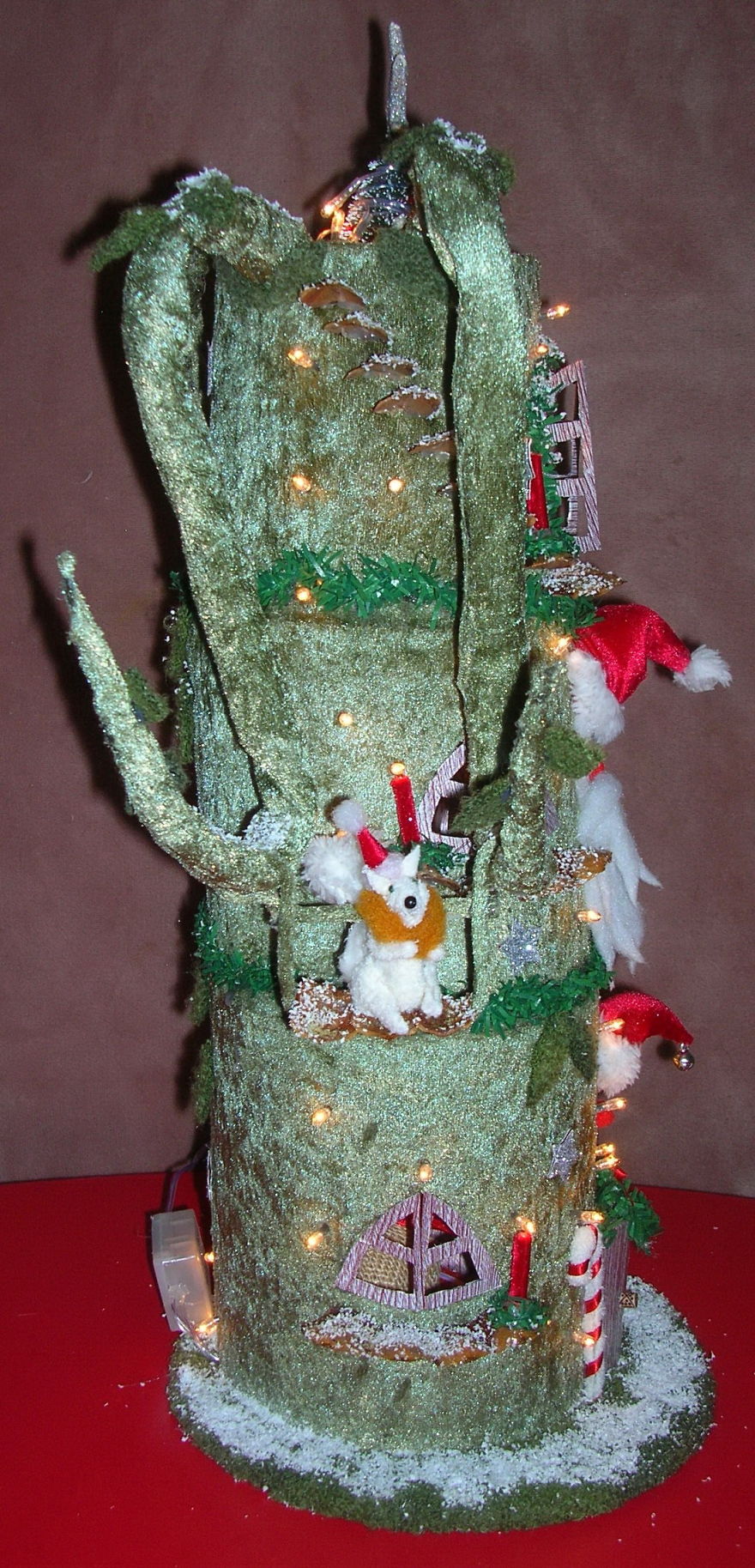 For This Christmas, I Made A Fantasy Tree Lamp