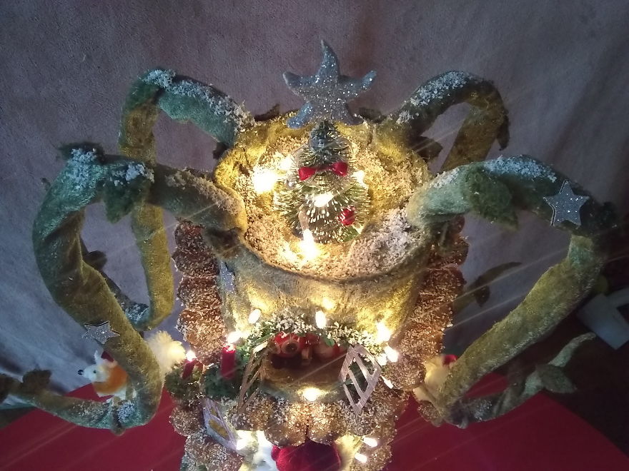 For This Christmas, I Made A Fantasy Tree Lamp