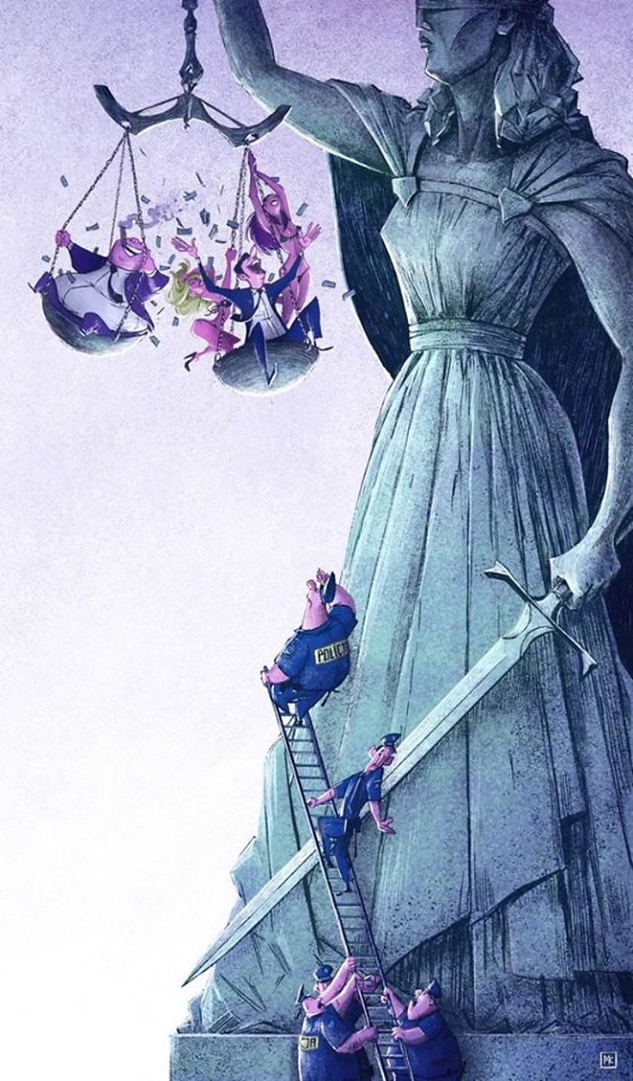 This Artist Uses His Art To Depict The Dark Side Of The Society That We Live In (30 Pics) This Artist Uses His Art To Depict The Dark Side Of The Society That We Live In (30 Pics)