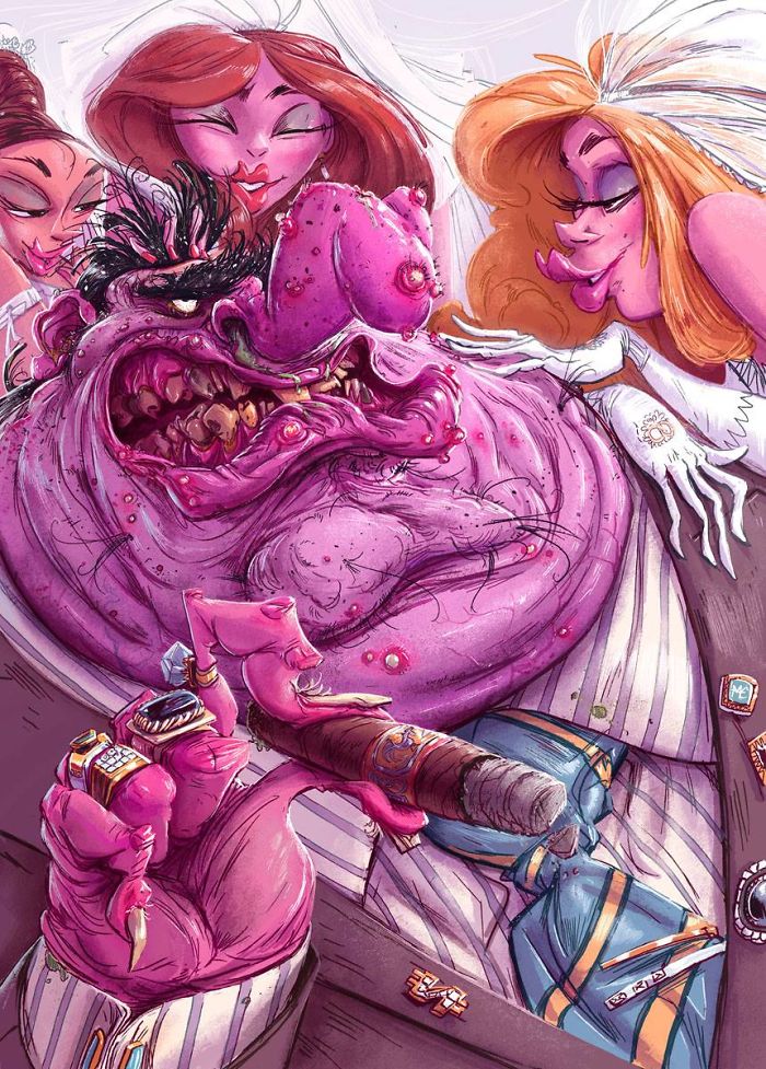 This Artist Uses His Art To Depict The Dark Side Of The Society That We Live In (30 Pics) This Artist Uses His Art To Depict The Dark Side Of The Society That We Live In (30 Pics)