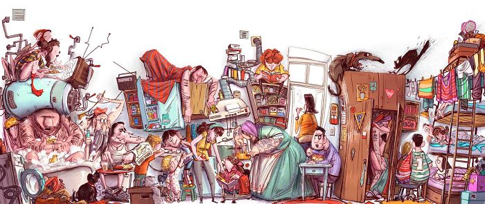 This Artist Uses His Art To Depict The Dark Side Of The Society That We Live In (30 Pics) This Artist Uses His Art To Depict The Dark Side Of The Society That We Live In (30 Pics)