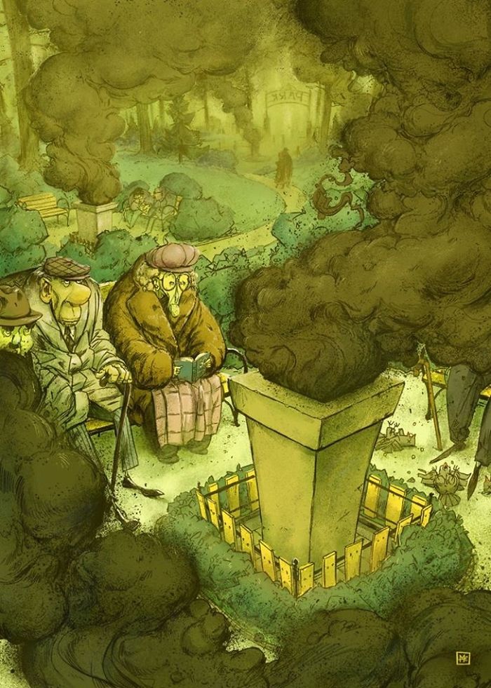 This Artist Uses His Art To Depict The Dark Side Of The Society That We Live In (30 Pics) This Artist Uses His Art To Depict The Dark Side Of The Society That We Live In (30 Pics)