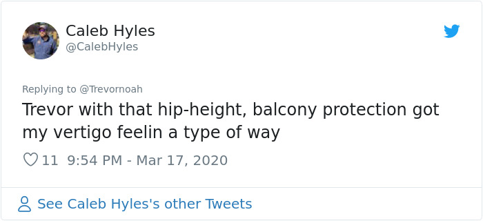 Trevor Noah Tries Singing From A Balcony In NYC Just Like People Did In Italy But Gets Told To Shut Up