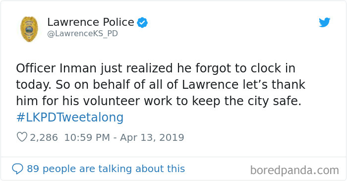 This Police Department Posts Comedy Gold On Twitter, And Here Are 30 Of Their Funniest Tweets This Police Department Posts Comedy Gold On Twitter, And Here Are 30 Of Their Funniest Tweets