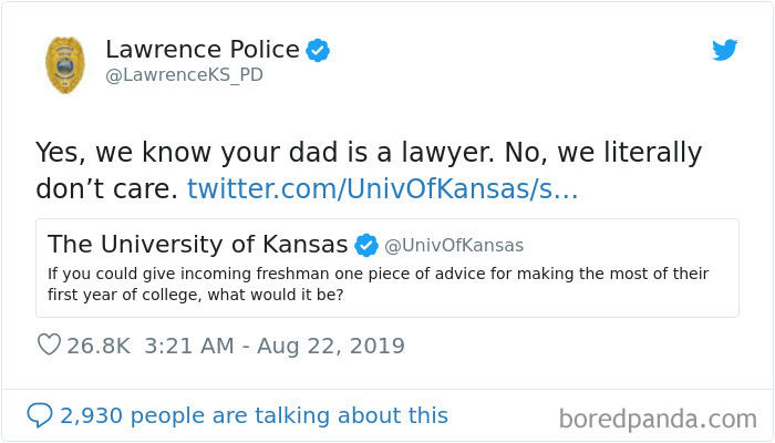 This Police Department Posts Comedy Gold On Twitter, And Here Are 30 Of Their Funniest Tweets This Police Department Posts Comedy Gold On Twitter, And Here Are 30 Of Their Funniest Tweets