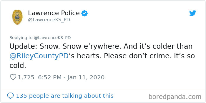 This Police Department Posts Comedy Gold On Twitter, And Here Are 30 Of Their Funniest Tweets This Police Department Posts Comedy Gold On Twitter, And Here Are 30 Of Their Funniest Tweets