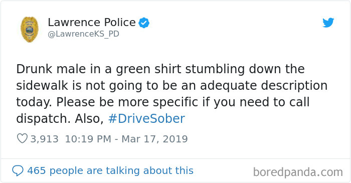 This Police Department Posts Comedy Gold On Twitter, And Here Are 30 Of Their Funniest Tweets This Police Department Posts Comedy Gold On Twitter, And Here Are 30 Of Their Funniest Tweets