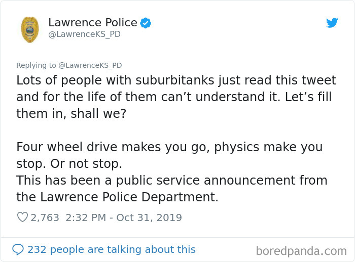 This Police Department Posts Comedy Gold On Twitter, And Here Are 30 Of Their Funniest Tweets This Police Department Posts Comedy Gold On Twitter, And Here Are 30 Of Their Funniest Tweets